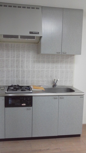 キッチン　２口ガスコンロ付