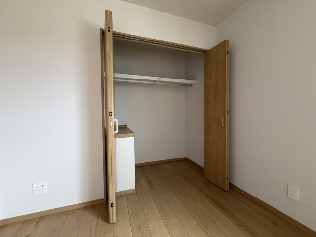 収納　たっぷりとした収納スペースです