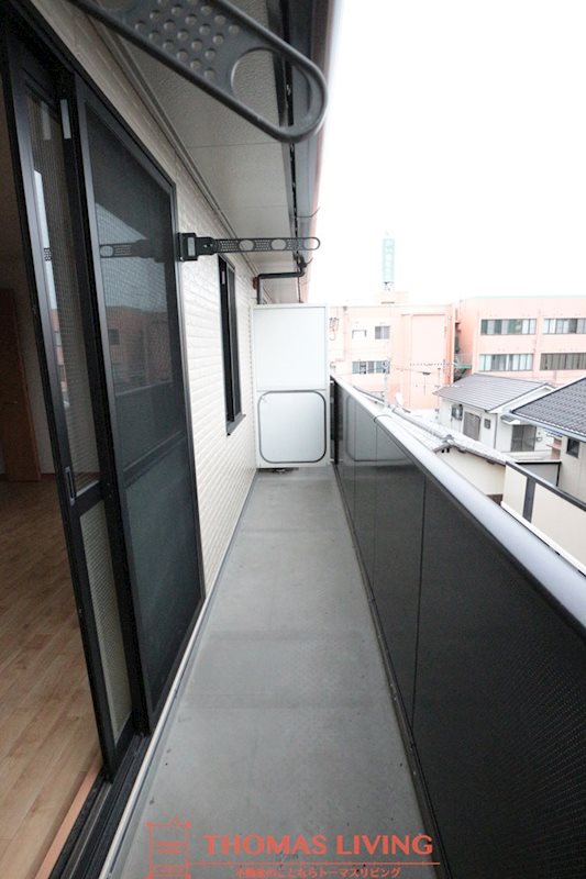 バルコニー　写真は同物件の別号室です。