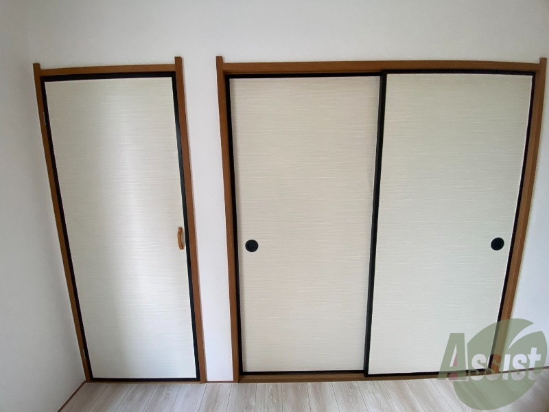収納　ここに収納があります。収納があると部屋が広く使えます。