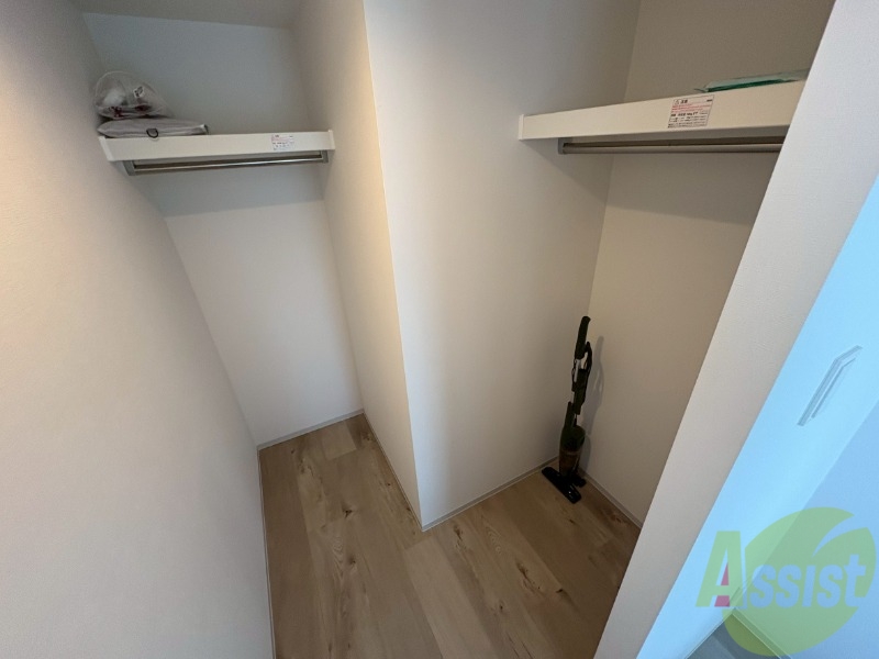 収納　クローゼットがありました。お洋服や荷物はここへ