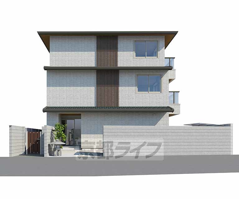 建物外観　予想図、・完成予想図