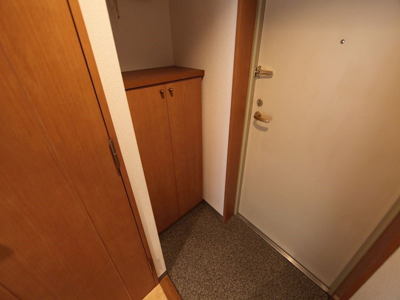 玄関　玄関　シューズボックス付