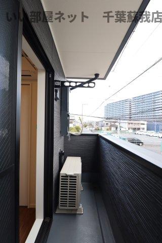 バルコニー　落ち着いた時間を過ごせるバルコニーです