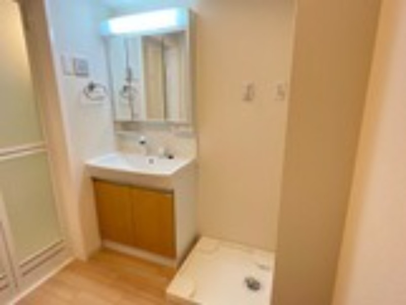 洗面設備　図面と現状に相違がある場合には現状を優先