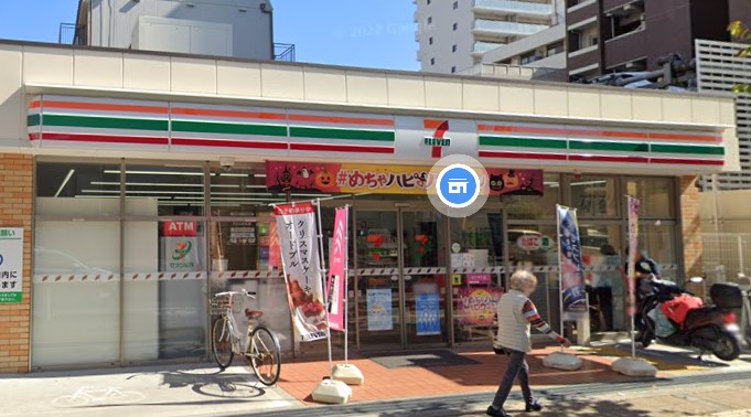 コンビニ　セブンイレブン 豊中岡町東店（コンビニ）まで221m