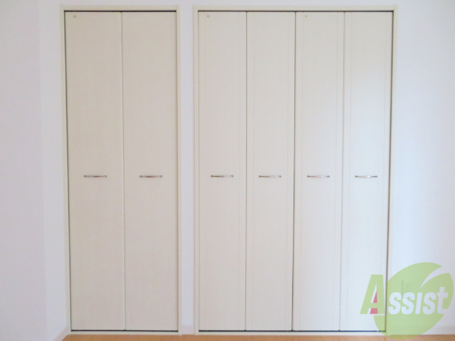 収納　洋室のクローゼットです。中は後ほどご紹介致しますね。