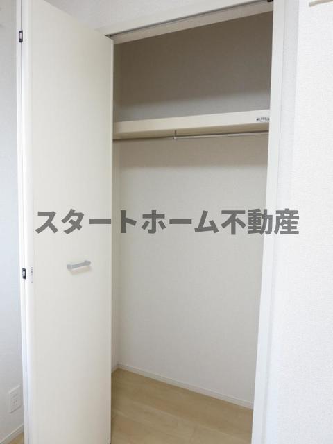 収納　たっぷりとした収納スペースです