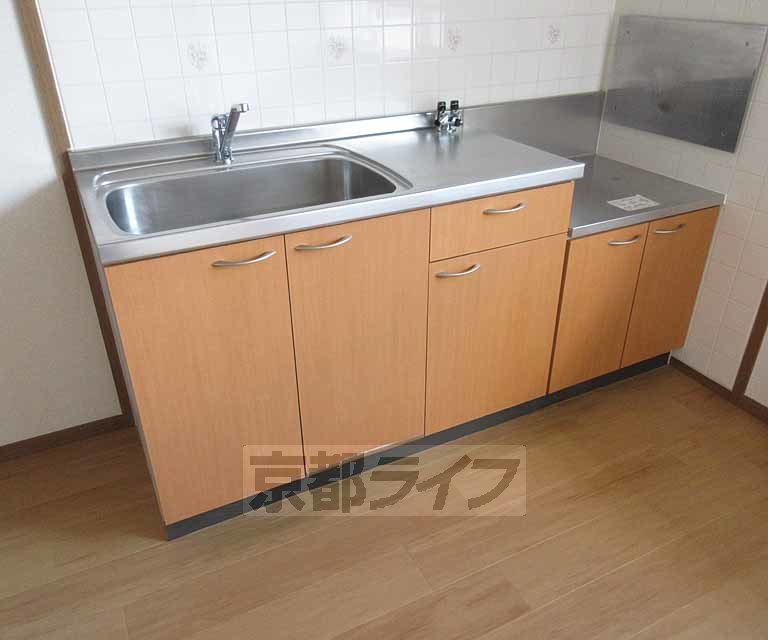 キッチン　２口コンロが設置可能です！