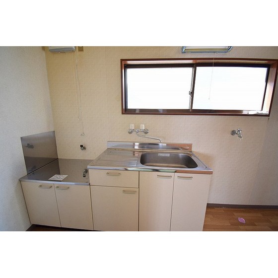 キッチン　２口コンロ設置可能♪