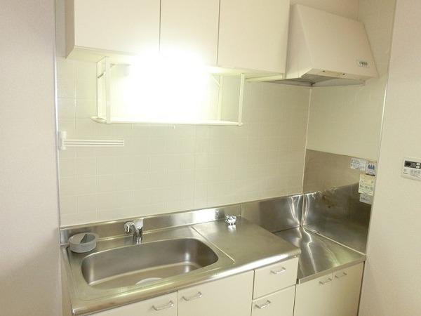 キッチン　ガスコンロ設置可！