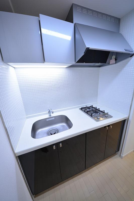 キッチン　プライムアーバン堺筋本町　ガス2口コンロシステムキッチン