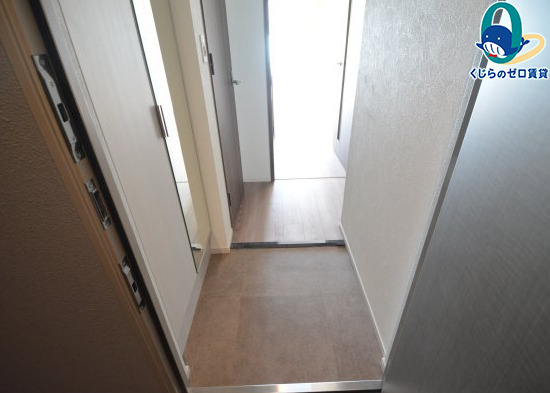 玄関　くじらのゼロ賃貸は＼仲介手数料0円×初期費用最安×全国対応／