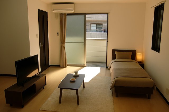 居室・リビング　家具配置イメージ画像です。