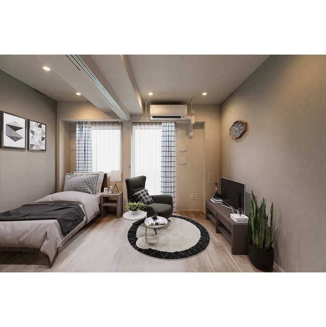 居室・リビング　●家具は付きません(モデルルームの為)●