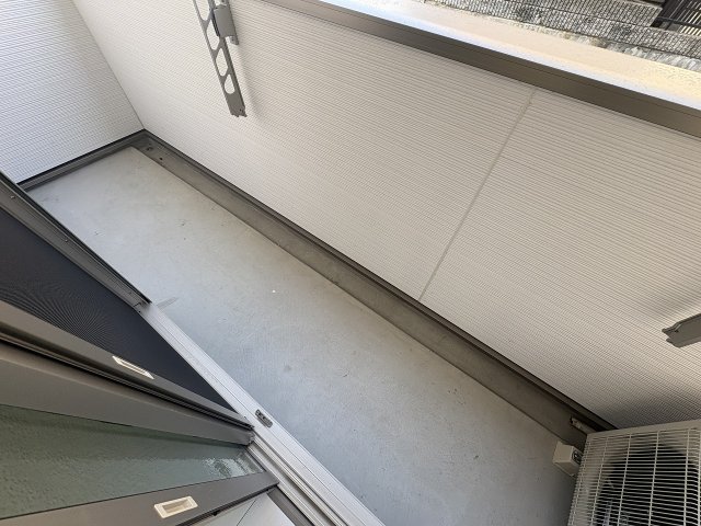 バルコニー　広々としたバルコニーです