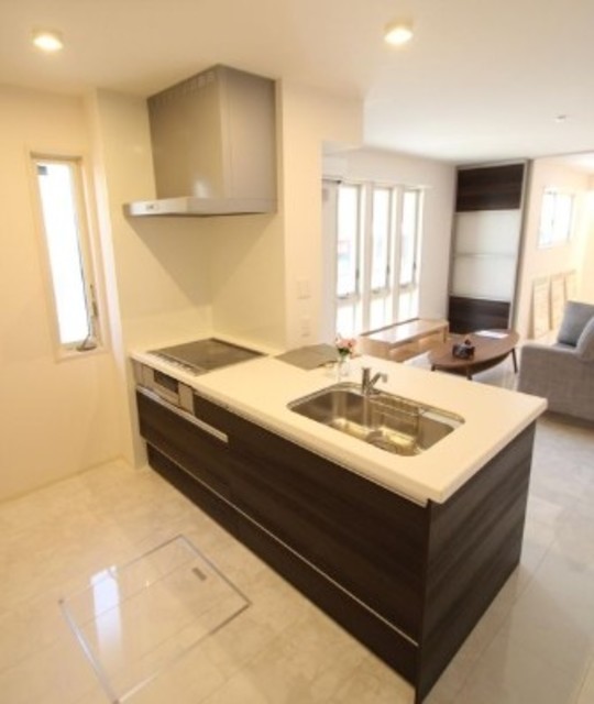 キッチン　モデルルームです。