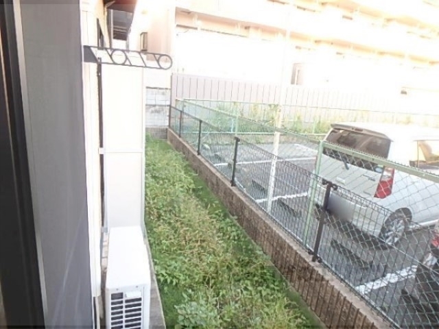 バルコニー　物干し