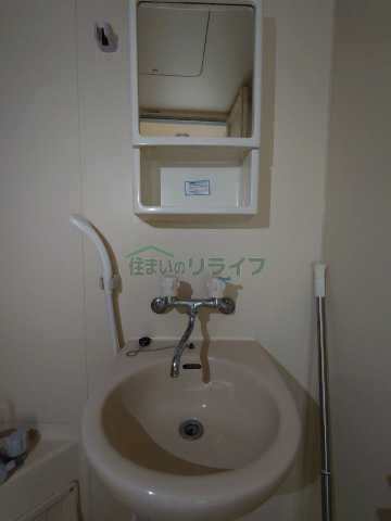 洗面設備　ビューテラス向丘の洗面所