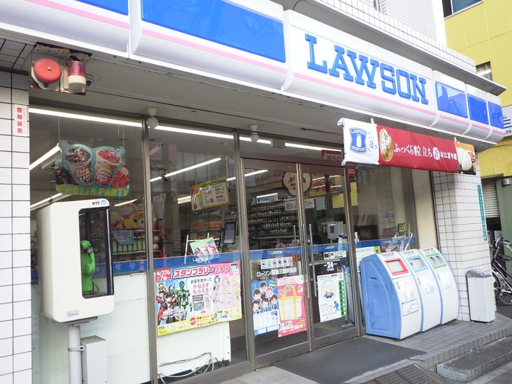 コンビニ　ローソン 阪急三国駅前店（コンビニ）まで76m