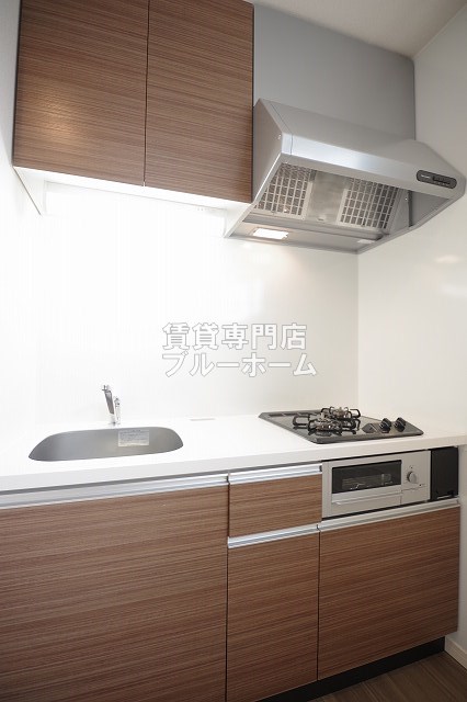 キッチン　2口コンロのシステムキッチン！