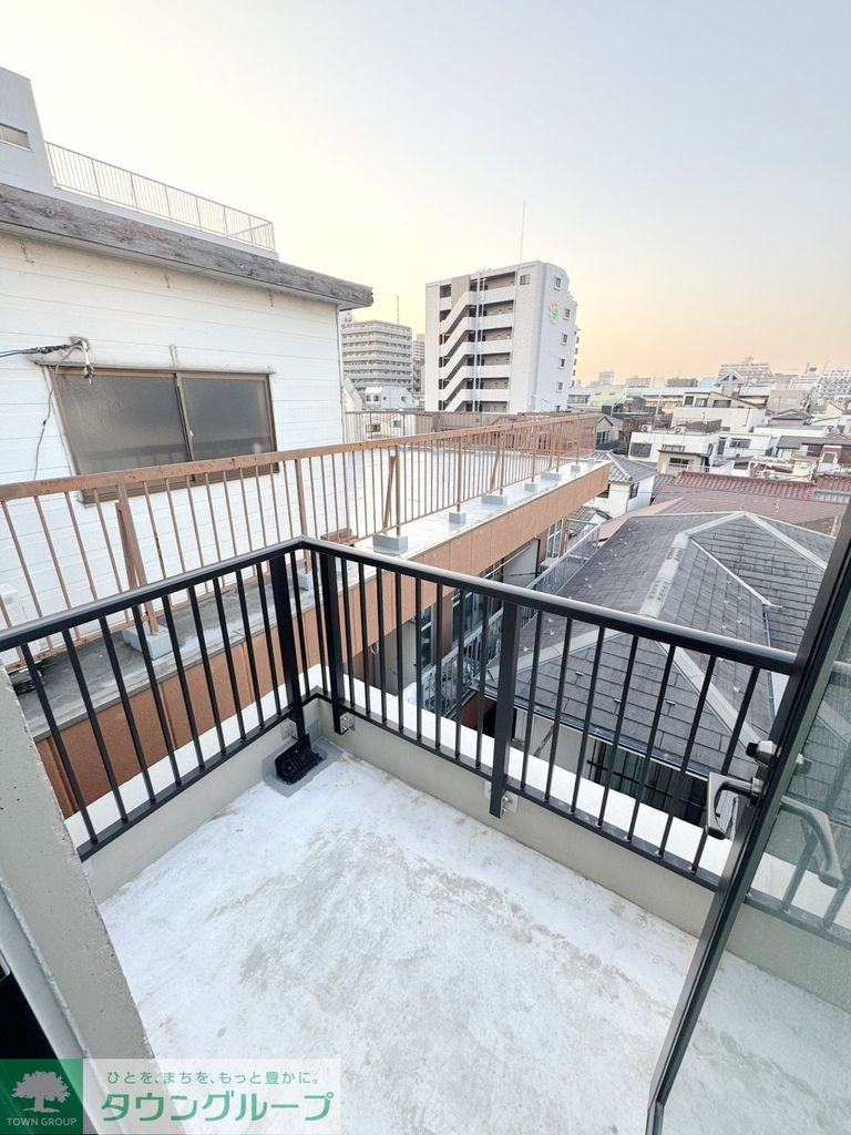 バルコニー　庭