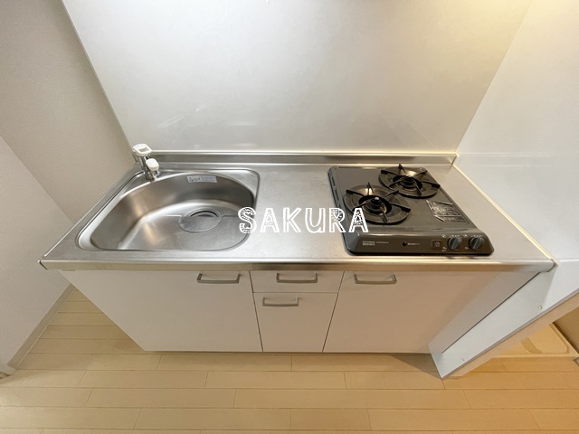 キッチン　自炊をされる方に嬉しい2口コンロ♪