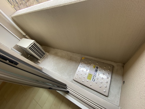 バルコニー　※別部屋の写真です