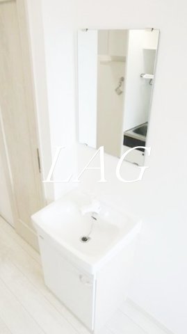 洗面設備　洗面台です。