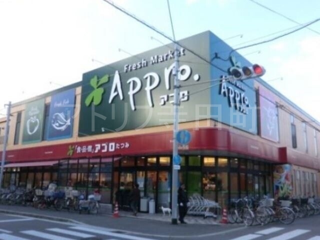 スーパー　食品館アプロたつみ店（スーパー）まで527m