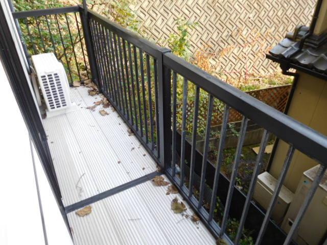 バルコニー　ベランダの眺めです。