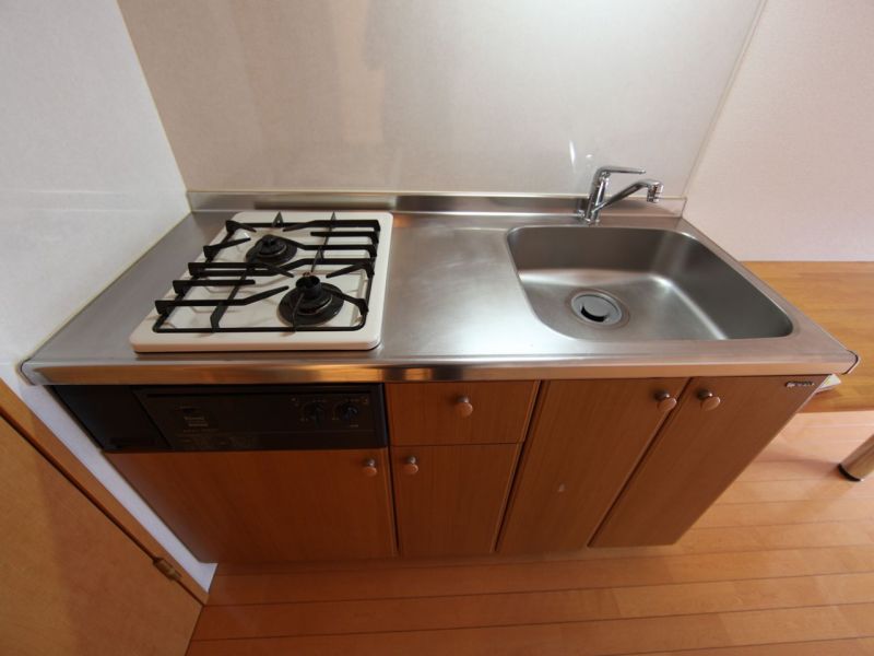 キッチン　システムキッチン（ガス2口コンロ）