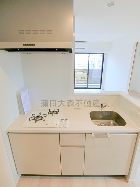 キッチン　2口ガスシステムキッチン