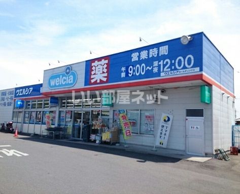 ドラックストア　ウエルシア栃木片柳店（ドラッグストア）まで517m