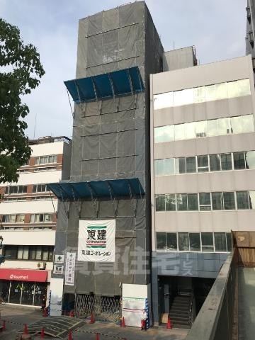 建物外観　建築現場