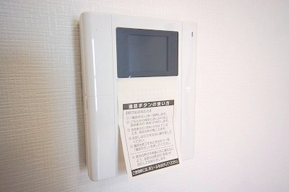 セキュリティ　モニター付きインターホンです♪