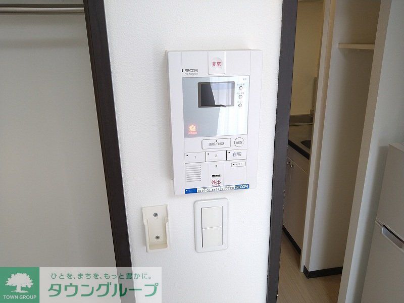 セキュリティ　モニターホン標準設置