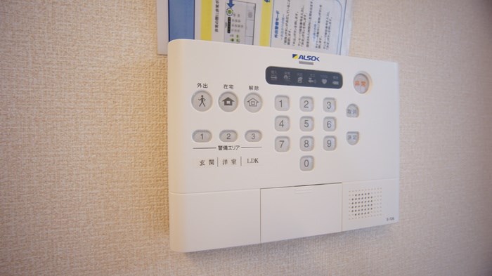 セキュリティ　ALSOKホームセキュリティー完備