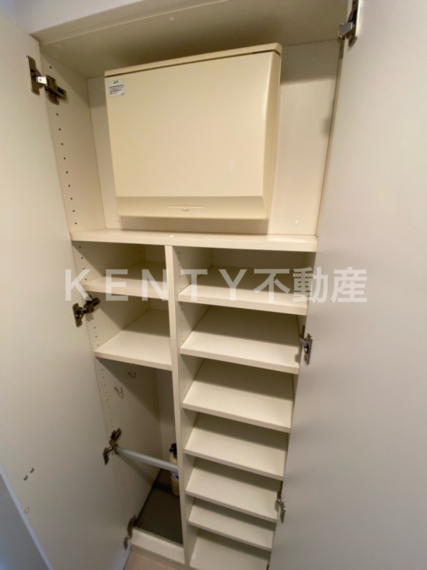 収納　大きなスペースがあり、収納には困りません