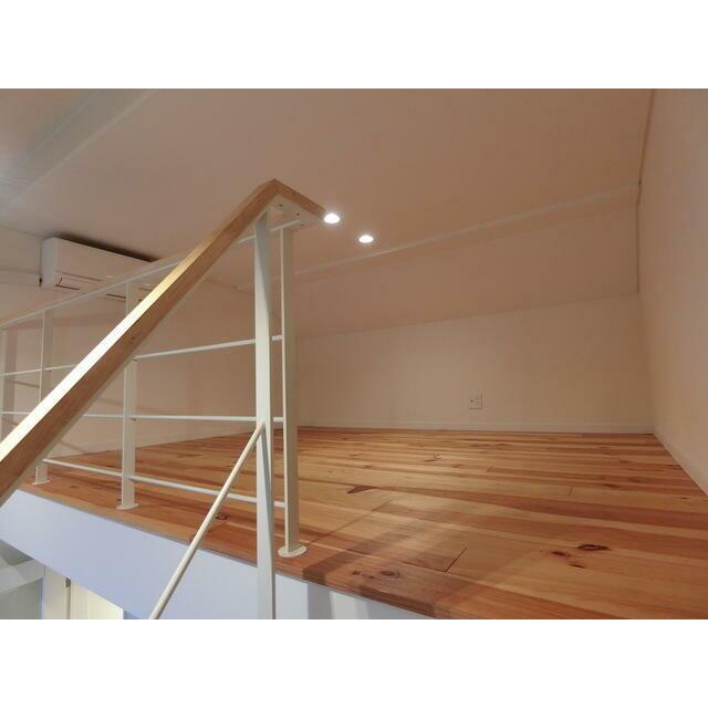 その他設備　ロフト5.6帖。エアコンつき