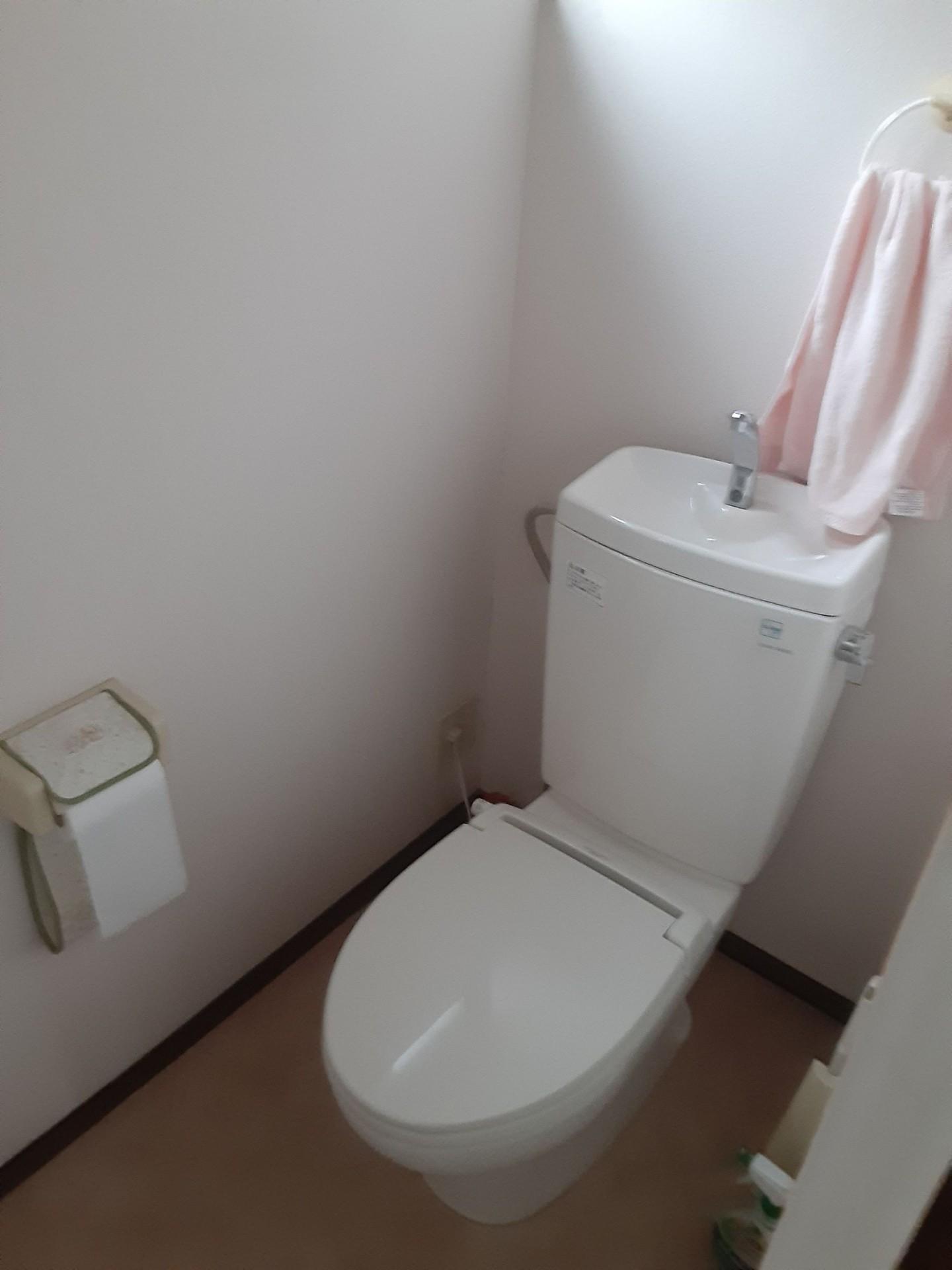 トイレ　水栓トイレです