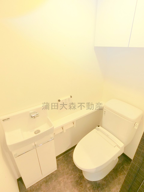 トイレ　温水洗浄便座付きのトイレ