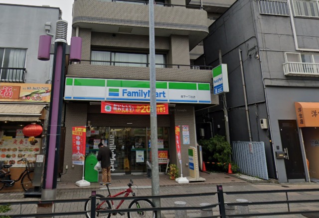 コンビニ　ファミリーマート森下一丁目店（コンビニ）まで133m