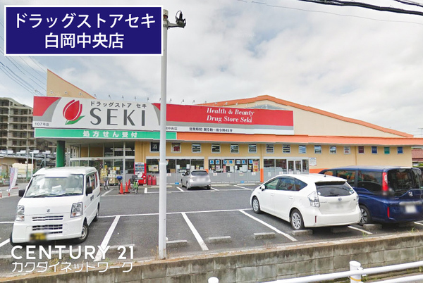 ドラックストア　ドラッグストアセキ白岡中央店（ドラッグストア）まで376m