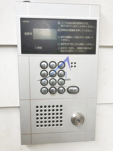 セキュリティ　オートロックです。