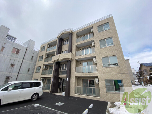 建物外観　札幌市西区八軒五条西「グランメール藤ハウス」