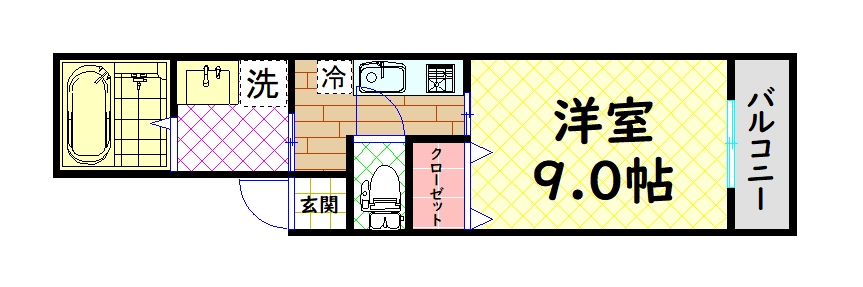 フジパレス東三国ヶ丘WESTの間取り写真
