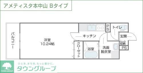アメティスタ本中山の間取り写真