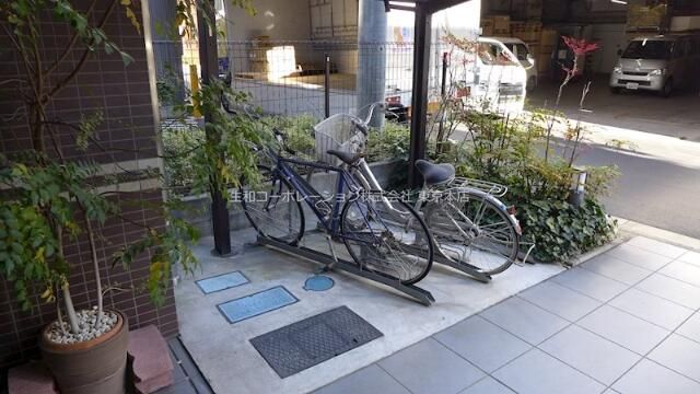 駐車場　駐輪場です。