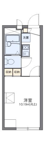レオパレス虹の架け橋の間取り写真